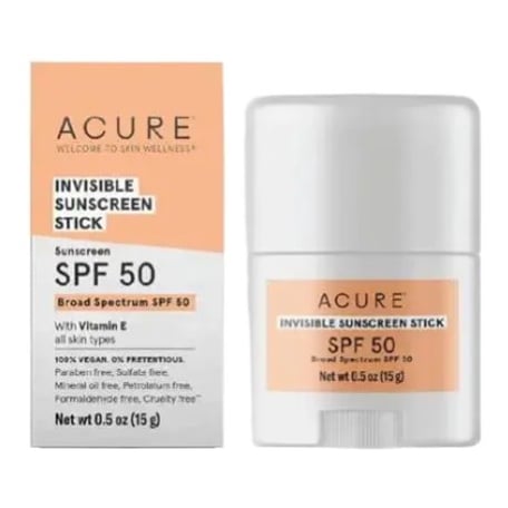 Acure Invisible Sunscreen Stick SPF 50