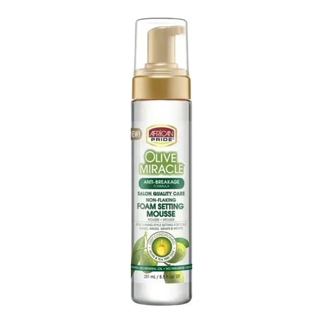 African Pride Olive Miracle Foam Setting Mousse
