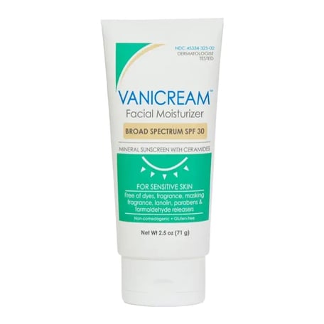 Vanicream Facial Moisturizer Broad Spectrum SPF 30