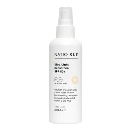Natio Ultra Light Spray Sunscreen SPF 50+