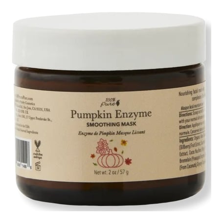 100% Pure Pumpkin Enzyme Smoothing Mask