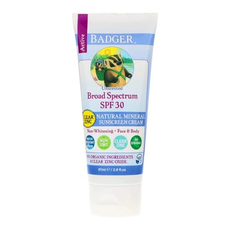 Badger Clear Zinc Sunscreen SPF 30