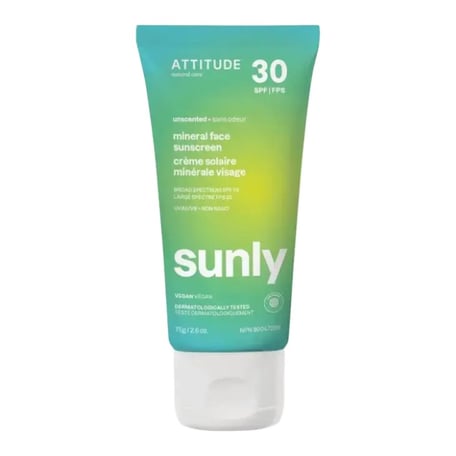 ATTITUDE Sunly Mineral Face Sunscreen SPF 30