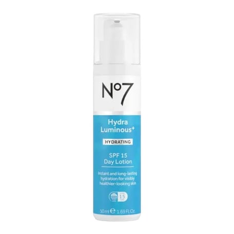 No7 Hydraluminous+ SPF 15 Day Lotion