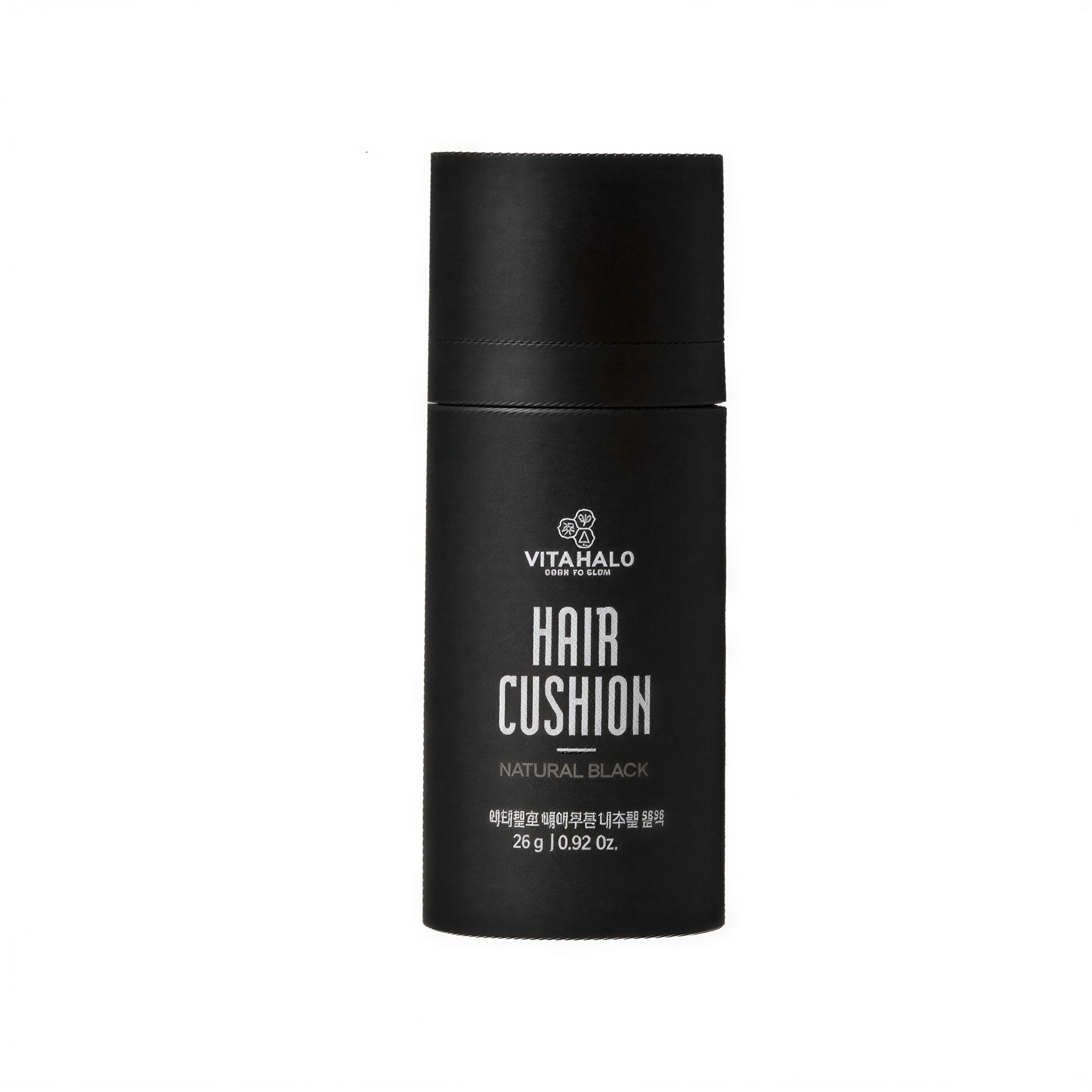Vita Halo Hair Cushion Natural Black