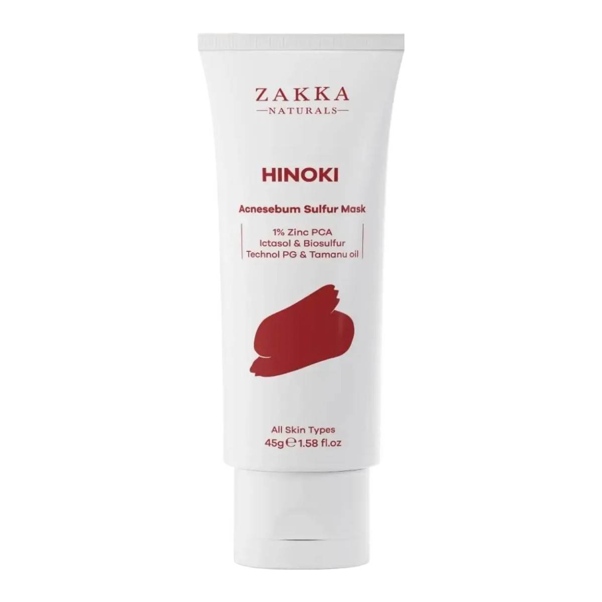 Zakka Naturals Hinoki Acnesebum Sulfur Mask