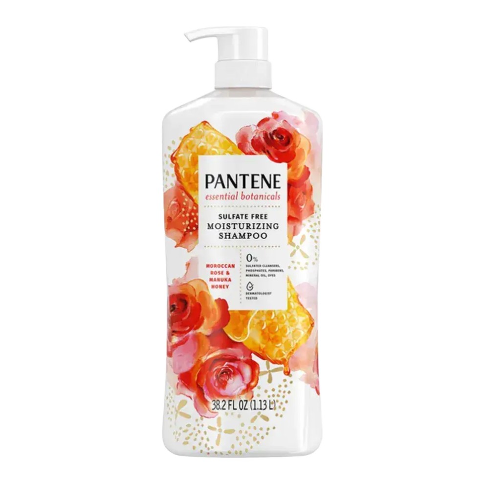 Pantene Essential Botanicals Moroccan Rose & Manuka Honey Moisturizing Shampoo