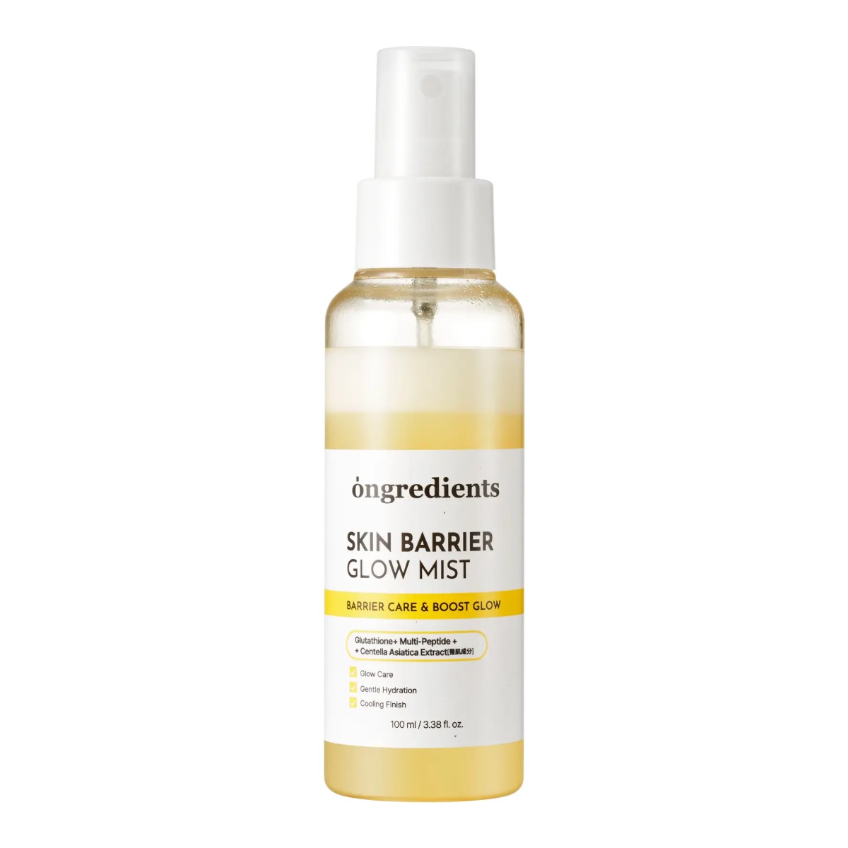 ongredients Skin Barrier Glow Mist