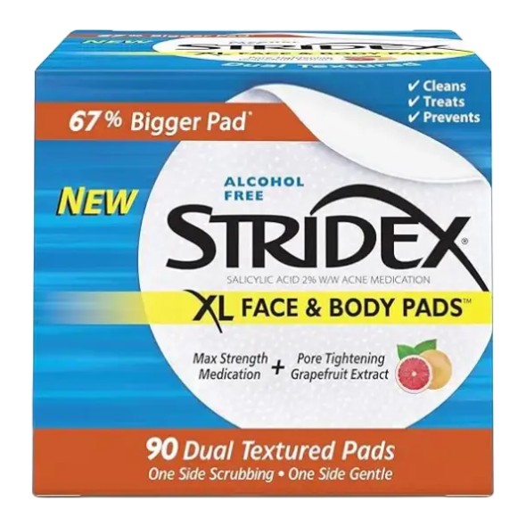 Stridex XL Face & Body Pads