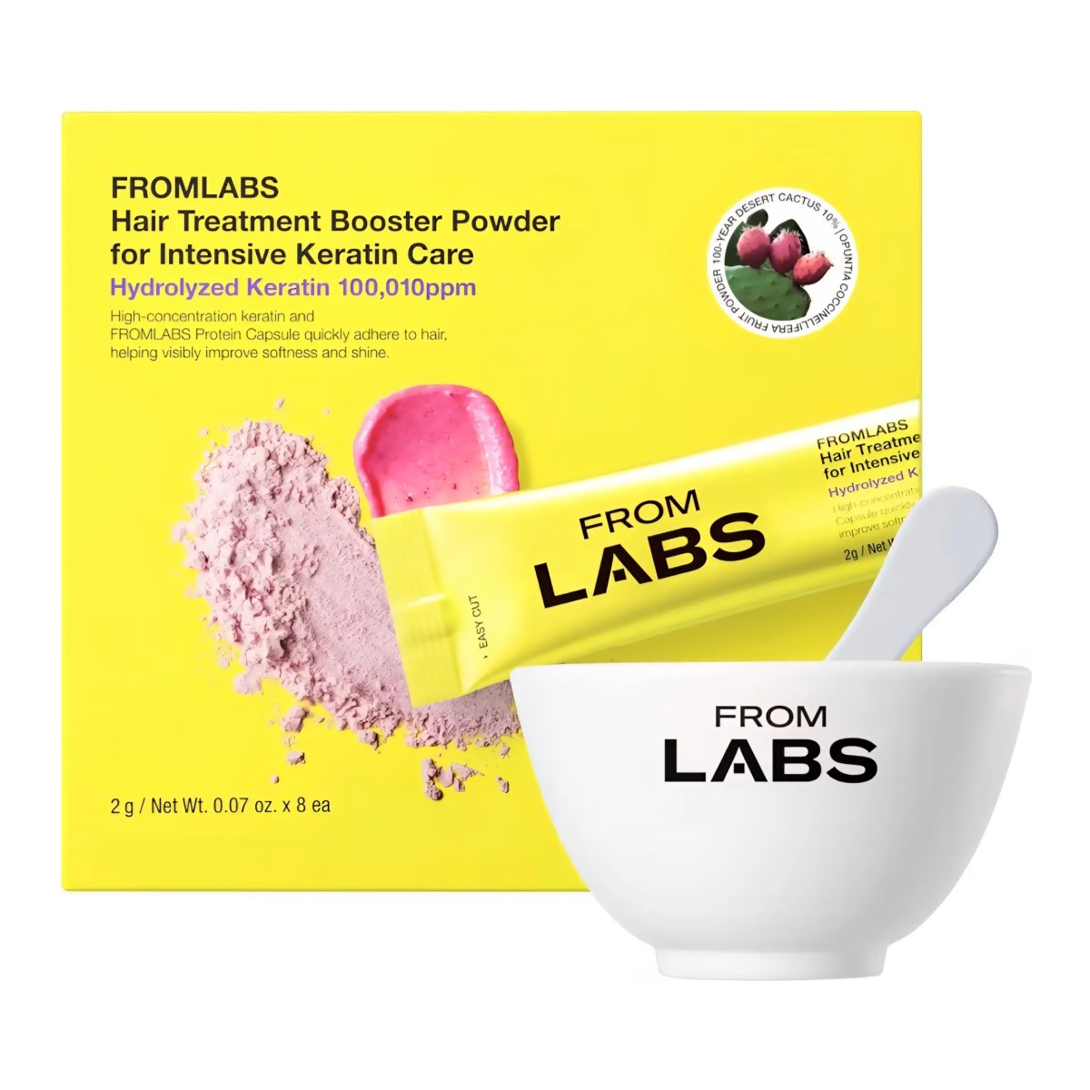 Fromlabs Hair Treatment Booster Powder For Intensive Keratin Care