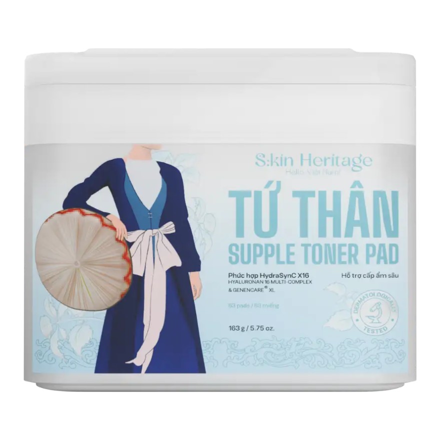 S:Kin Heritage Tứ Thân Supple Toner Pad