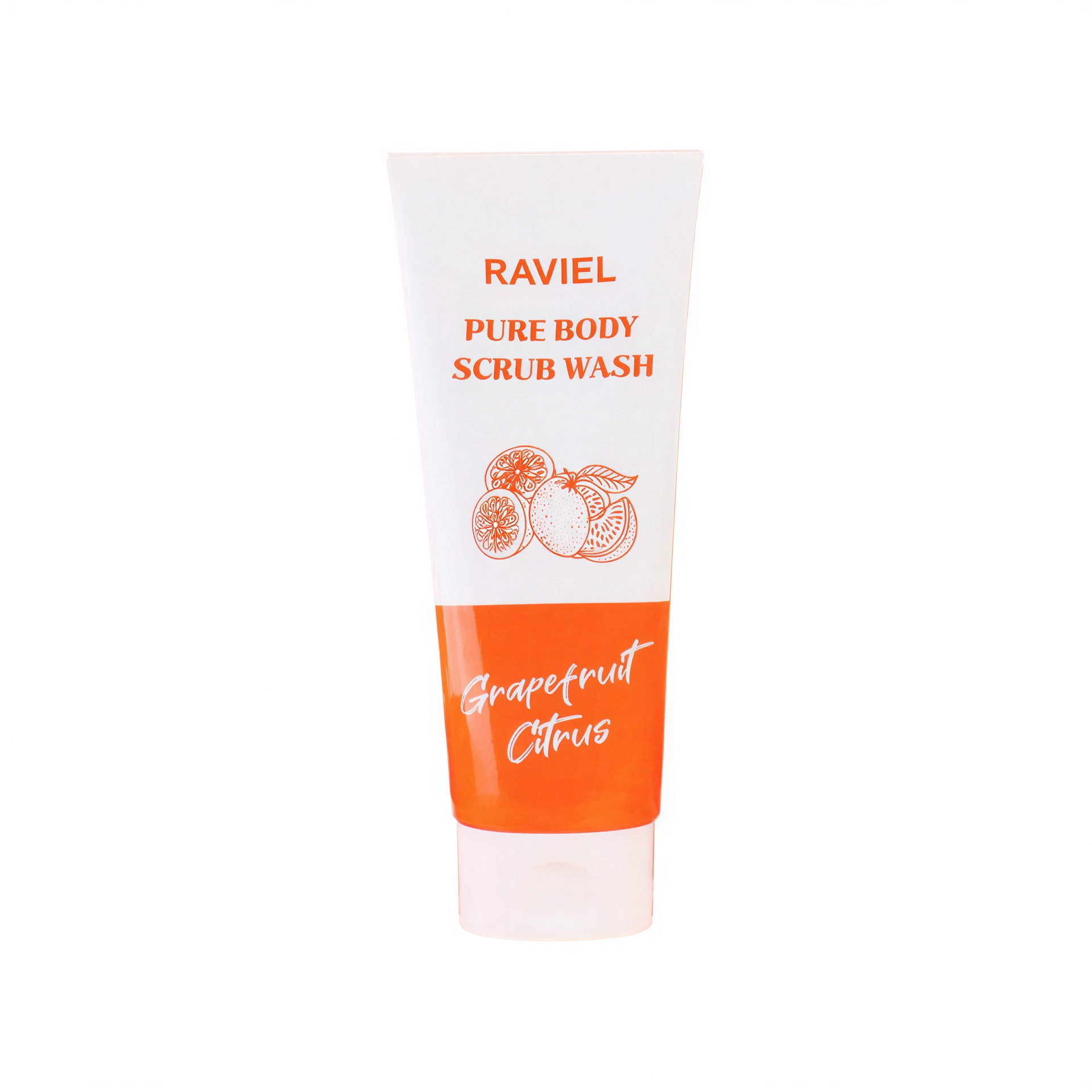 Raviel Pure Body Scrub Wash [Grapefruit Citrus Scent]