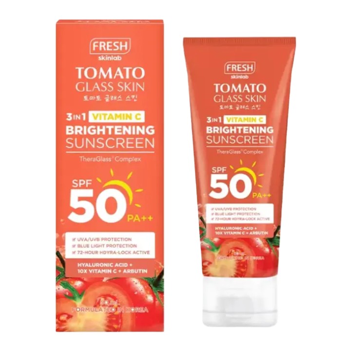 Fresh Skinlab Tomato Glass Skin Serum Sunscreen