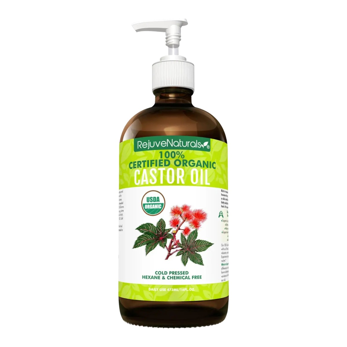 Rejuvenaturals Organic Castor Oil