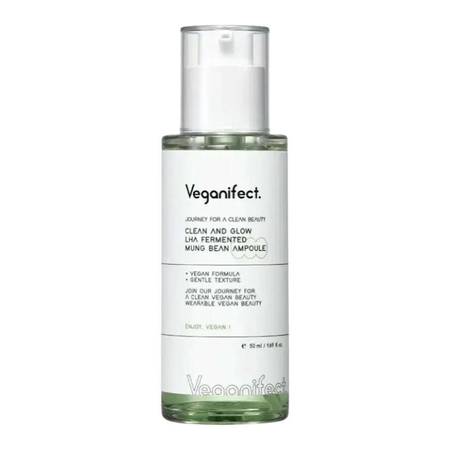 Veganifect Clean And Glow LHA Fermented Mung Bean Ampoule