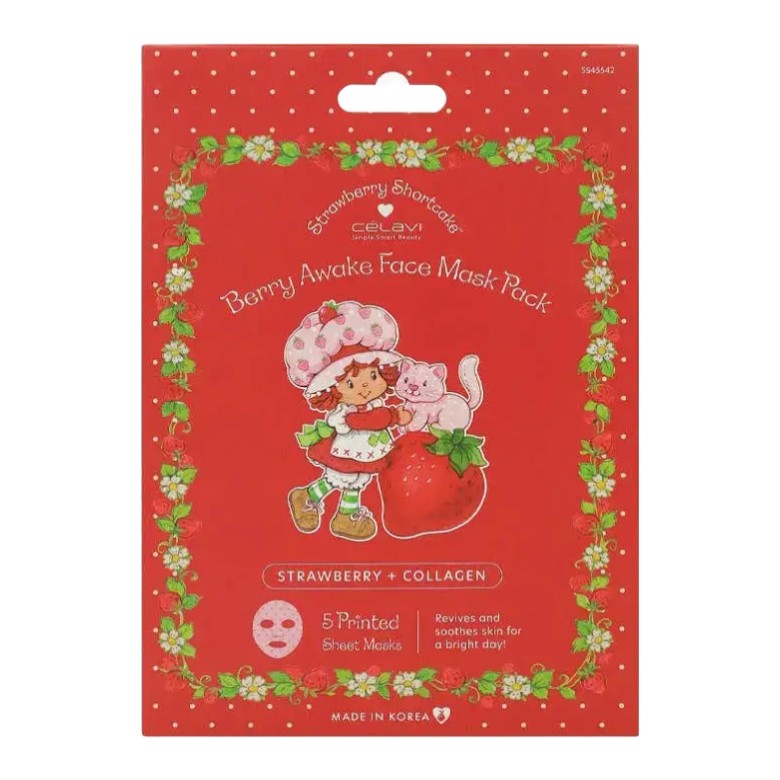 Celavi Celavi X Strawberry Shortcake Berry Awake Face Mask