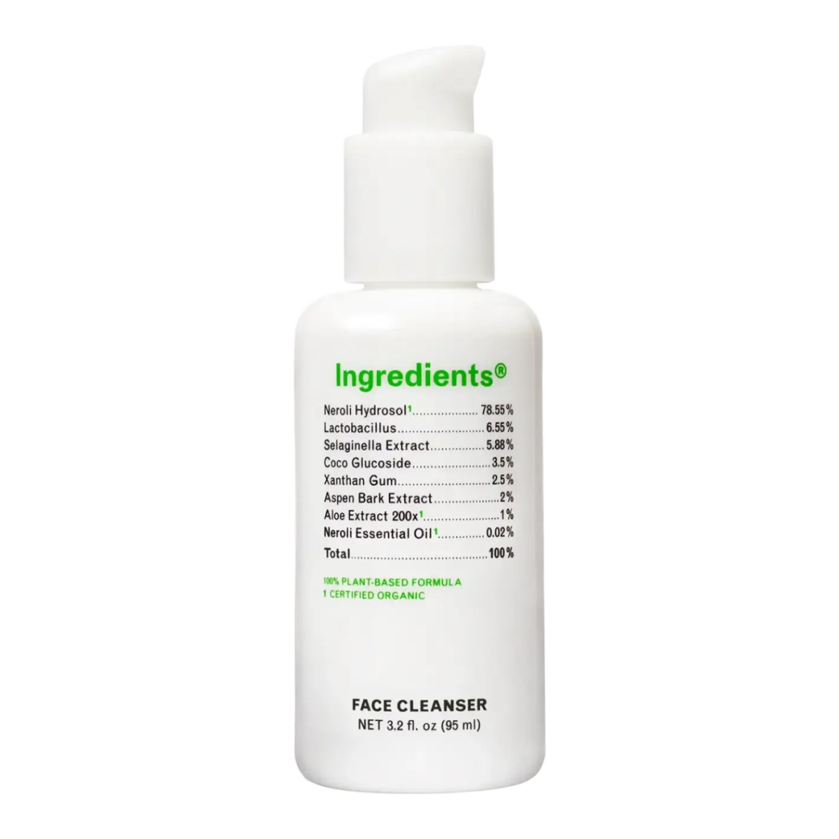 Ingredients Neroli Face Cleanser