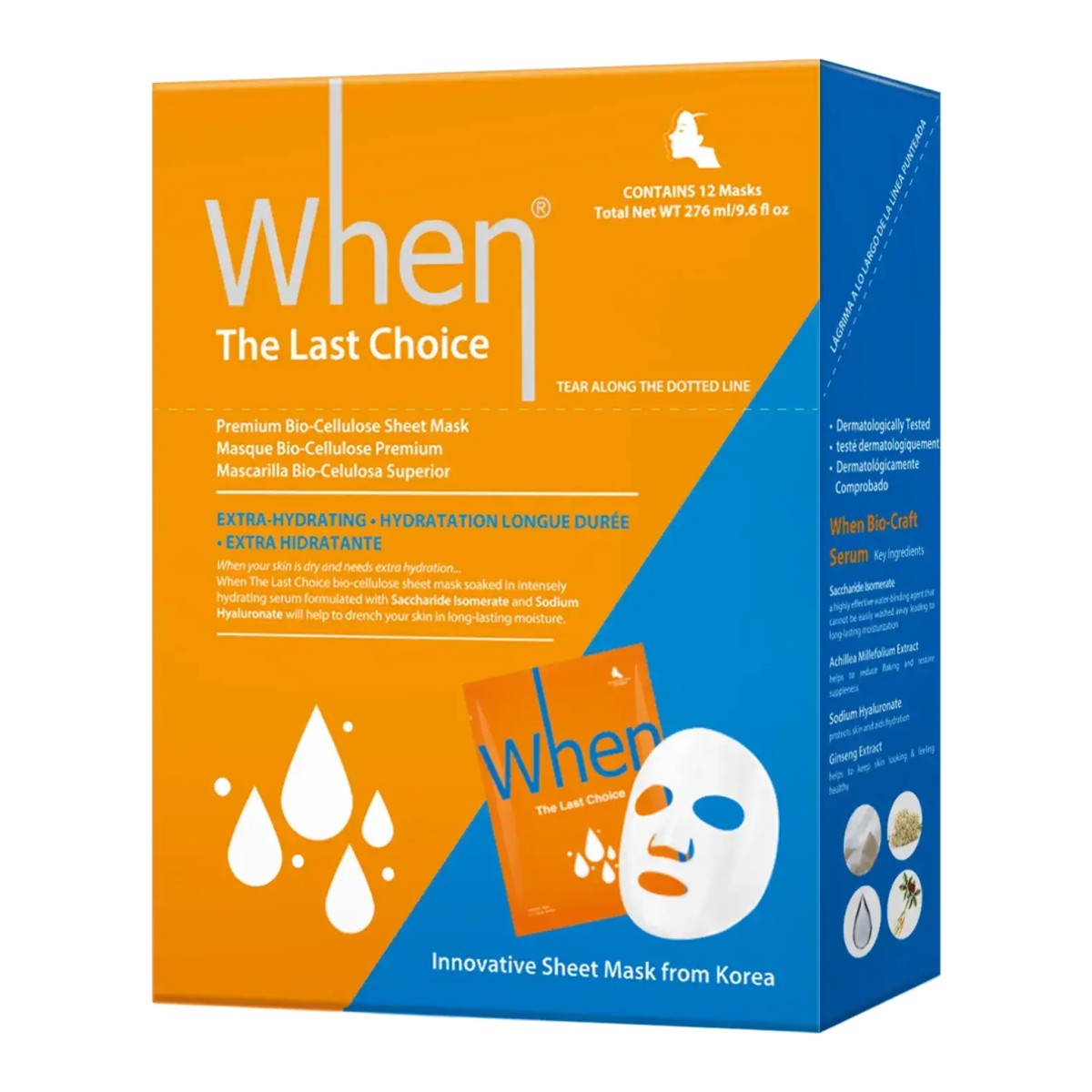 When The Last Choice Bio-Cellulose Sheet Mask