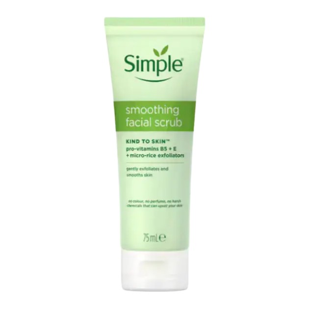 Simple Skincare Smoothing Facial Scrub