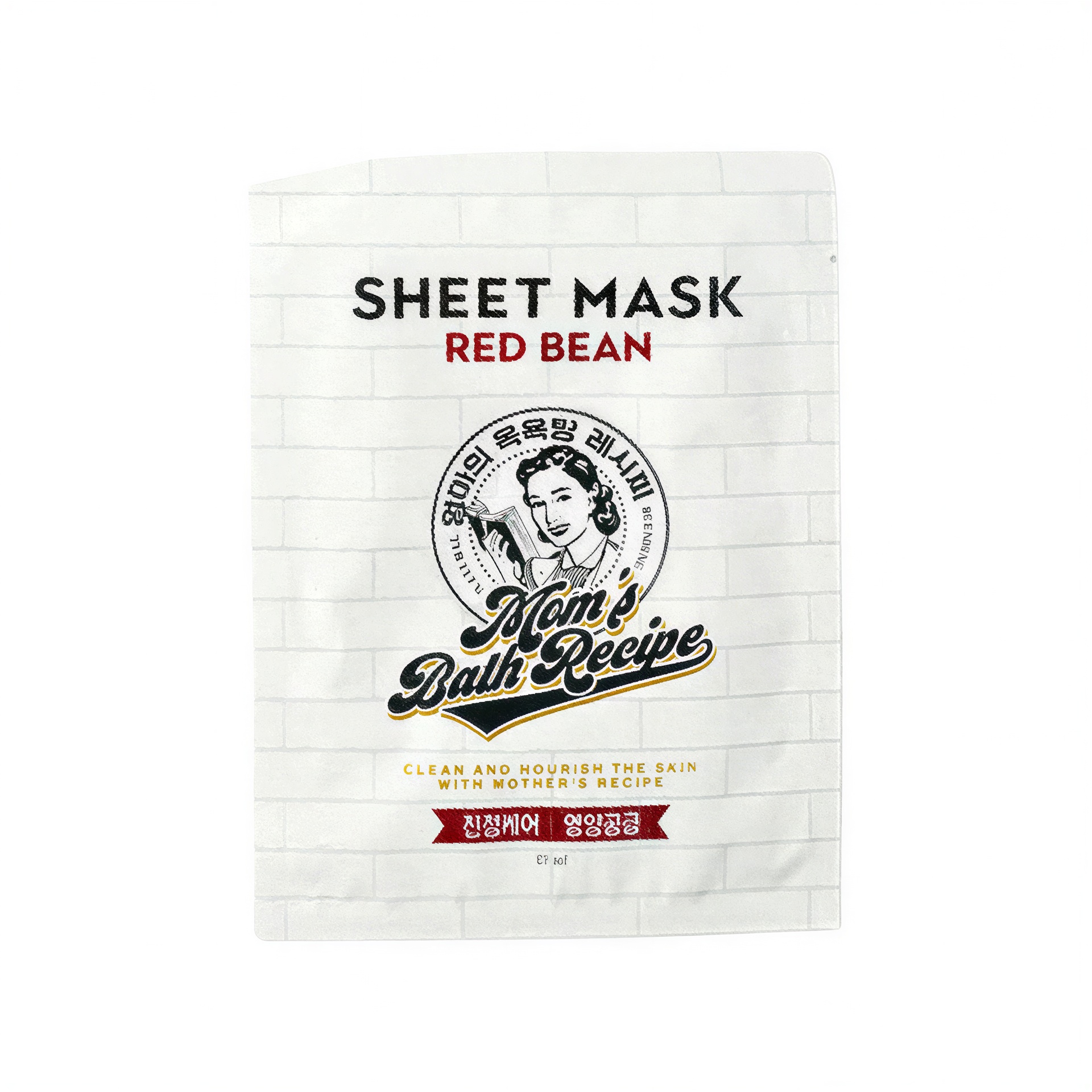 Mom's Bath Recipe Red Bean Sheet Mask