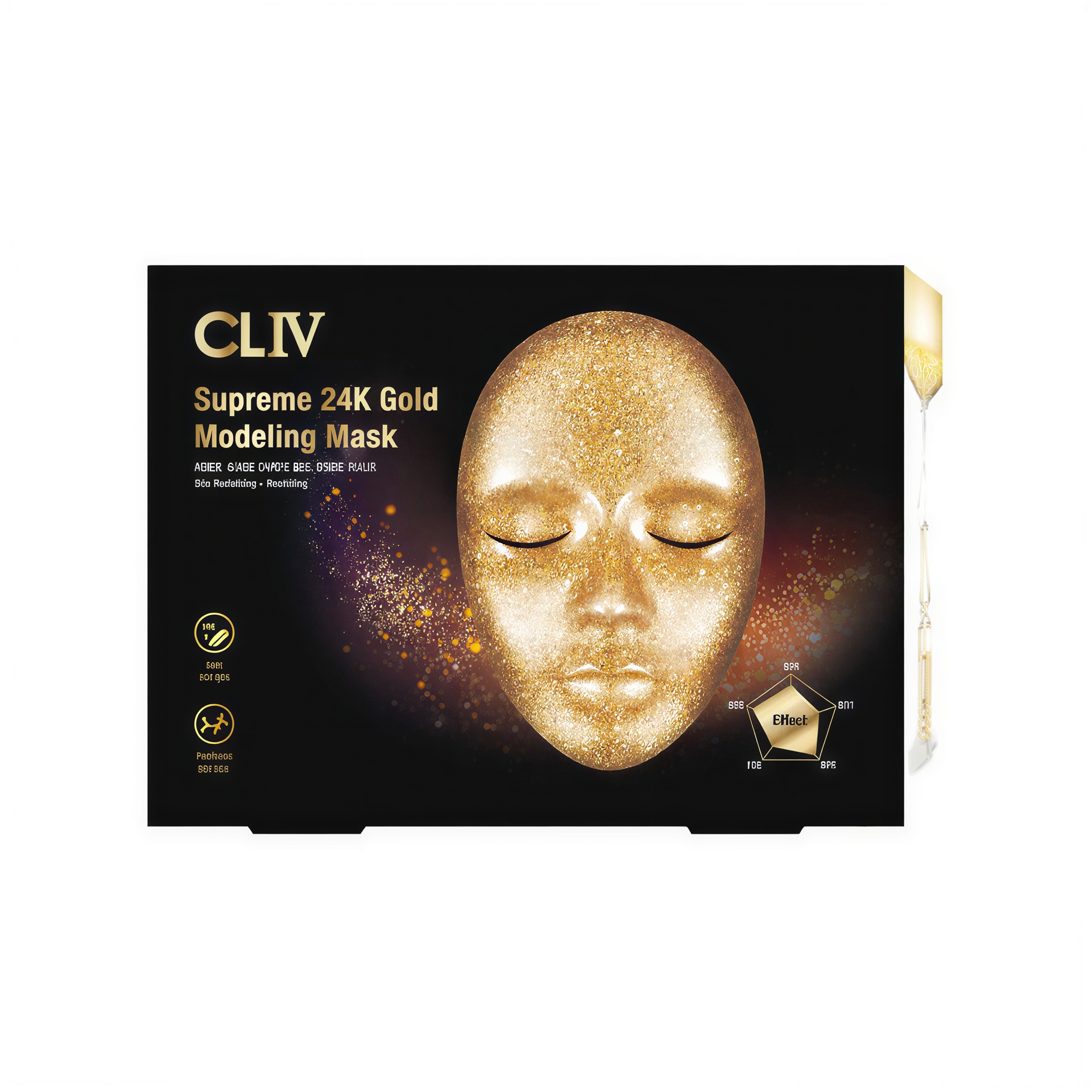 CL4 シュプリーム 24K ゴールド モデリング マスク