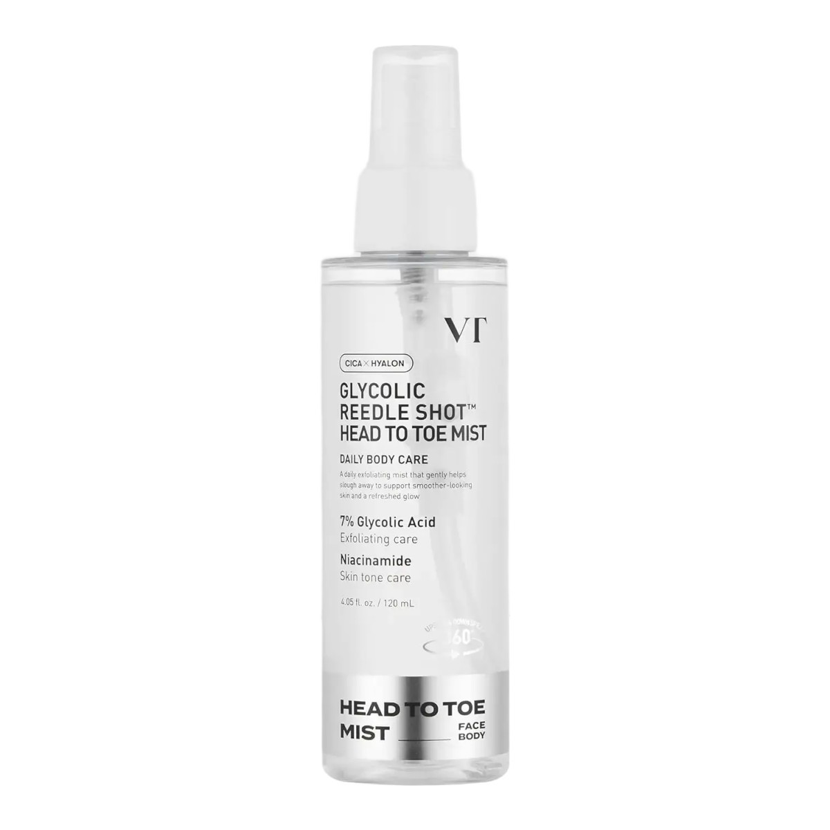 VT Cosmetics 7% Glycolic Reedle Shot Head-To-Toe Mist