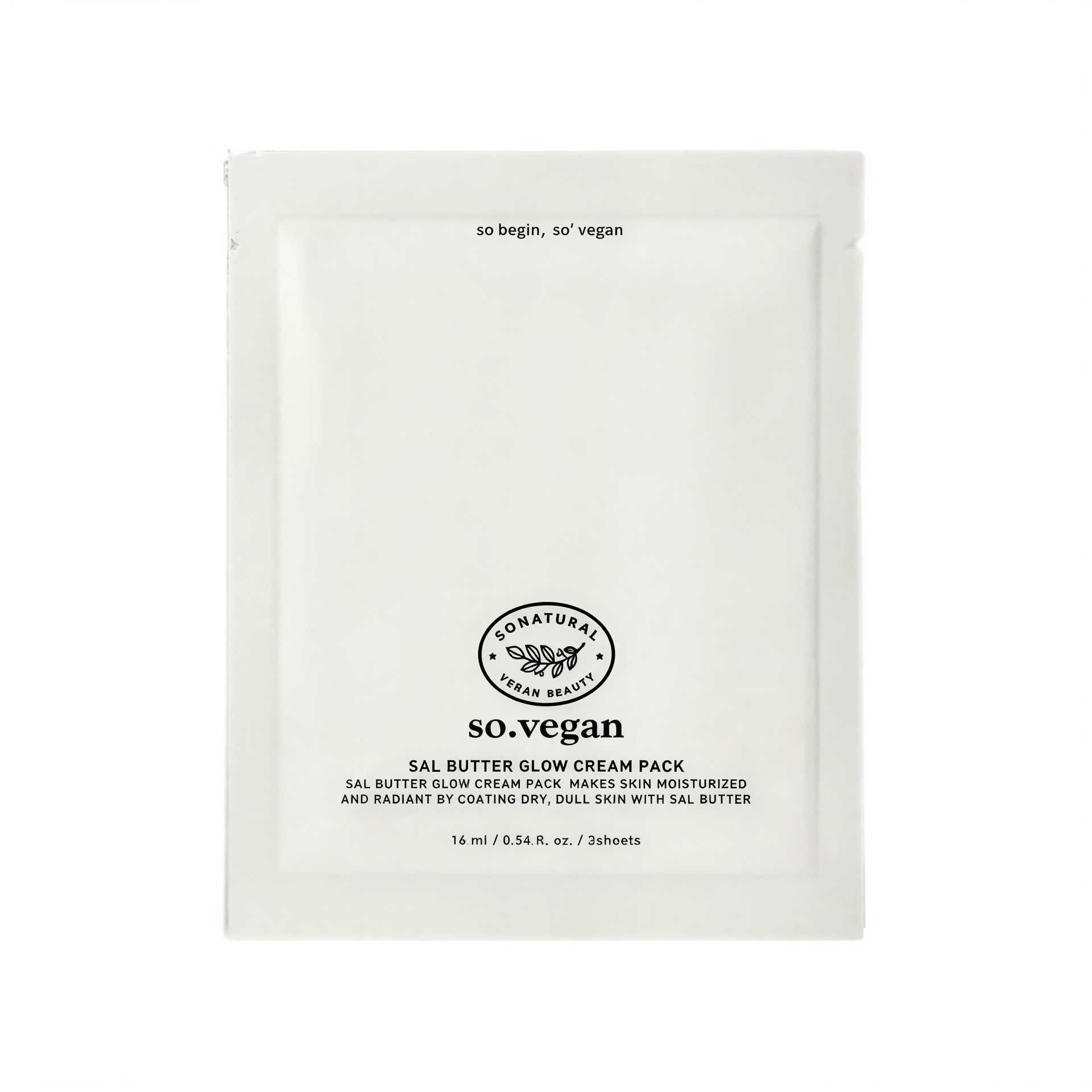 so natural Sal Butter Glow Cream Pack