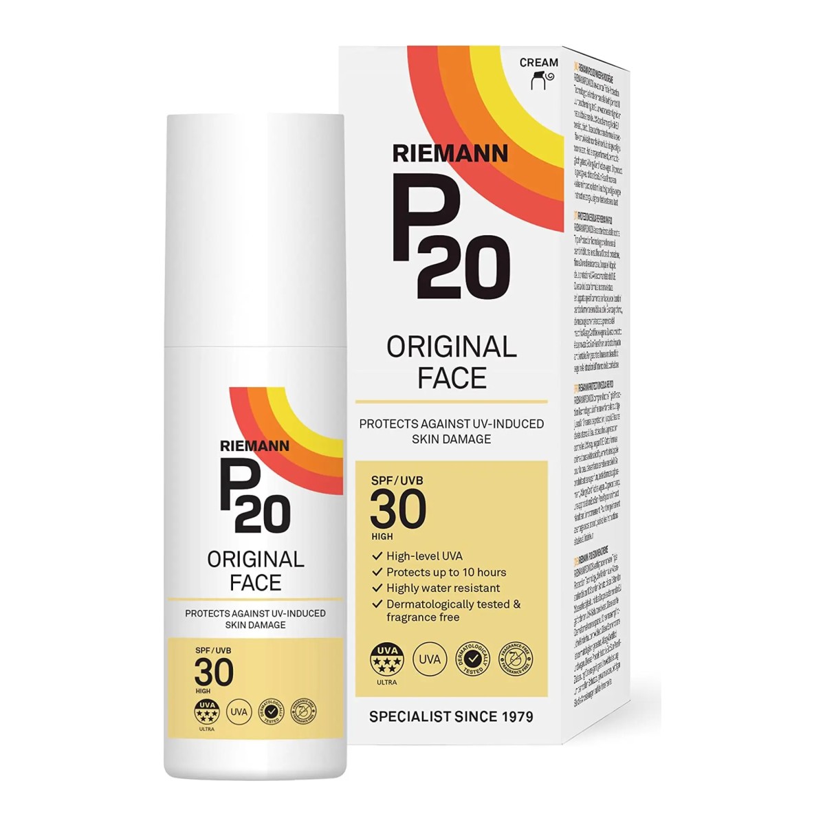 P20 Original Face Sun Cream SPF 30