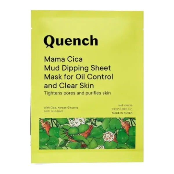 Quench Botanics Mama Cica Mud Dipping Sheet Mask