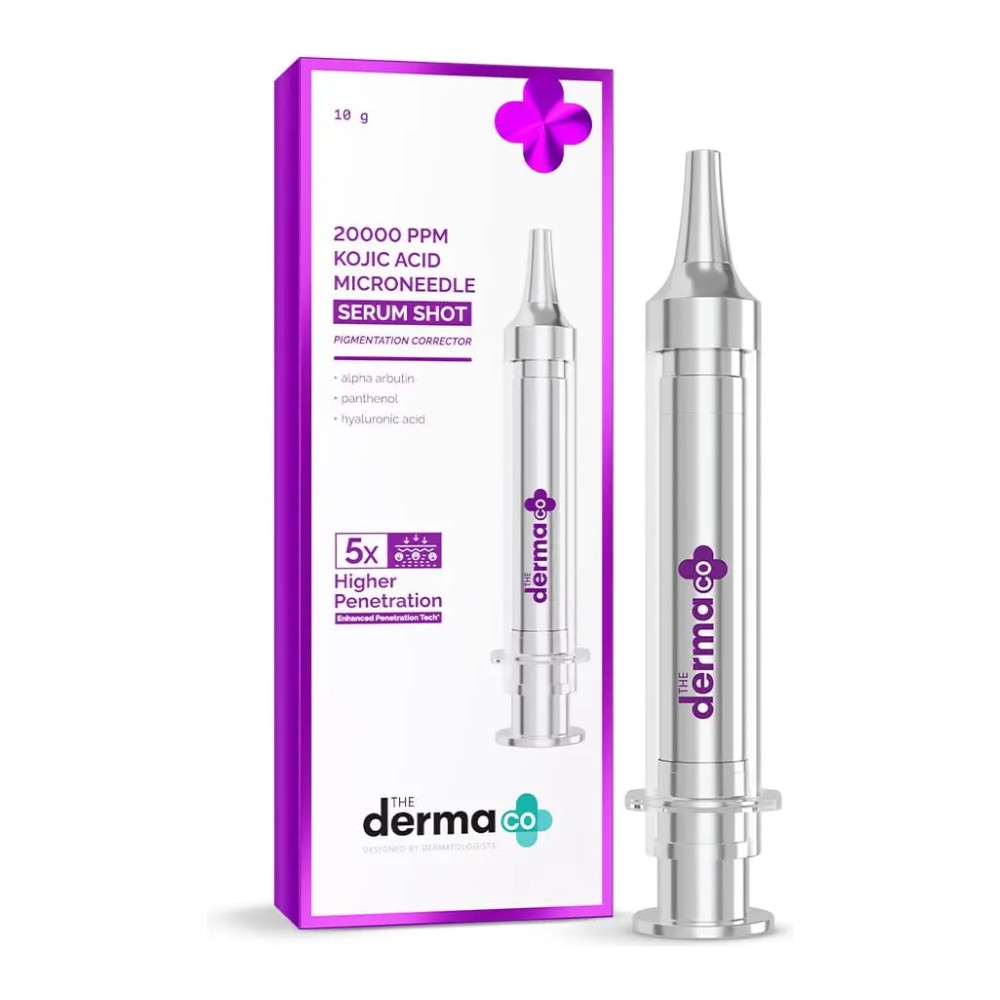 The Derma Co 20000 PPM Kojic Acid Microneedle Face Serum Shot