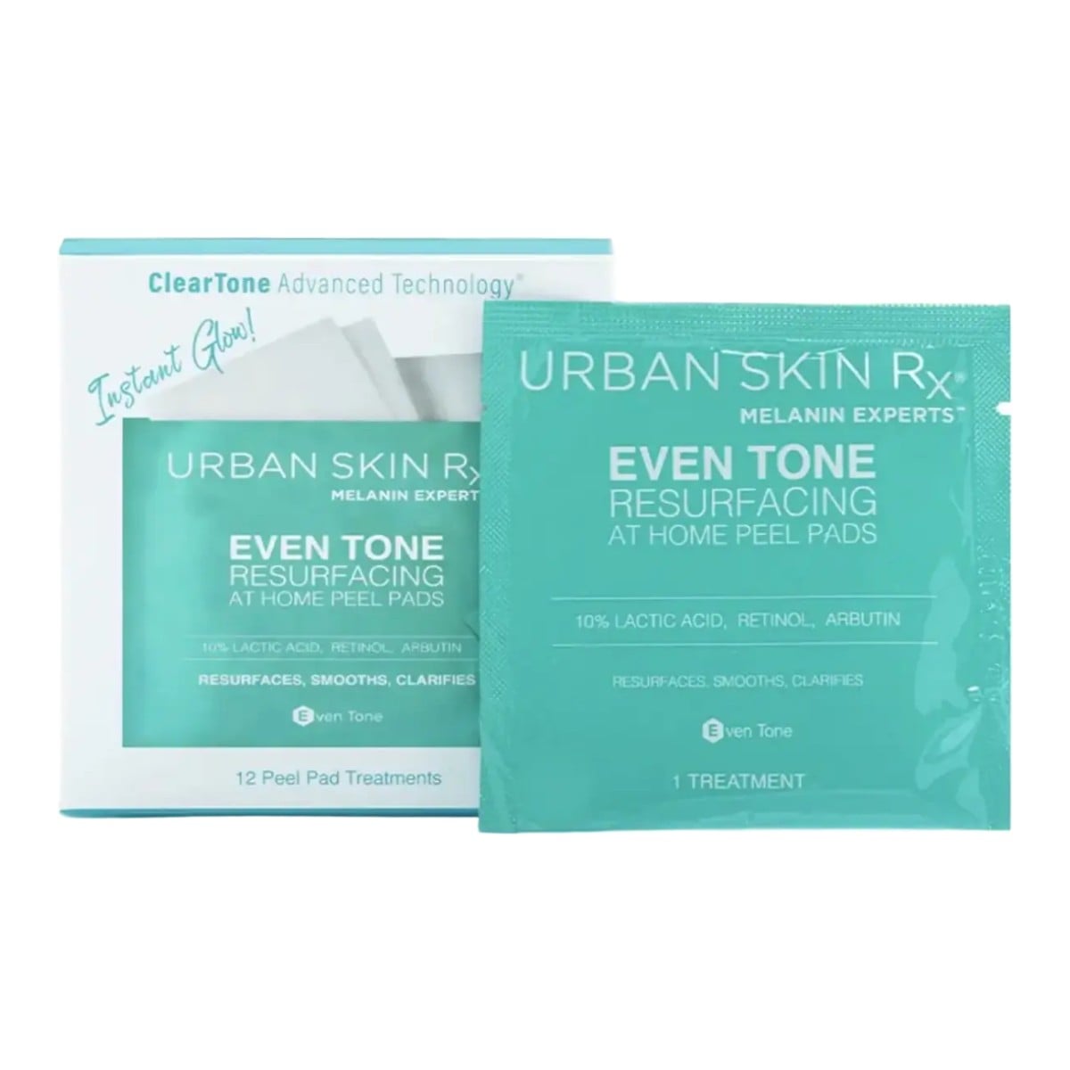 Urban Skin Even Tone Resurfacing at Home Peel Pads