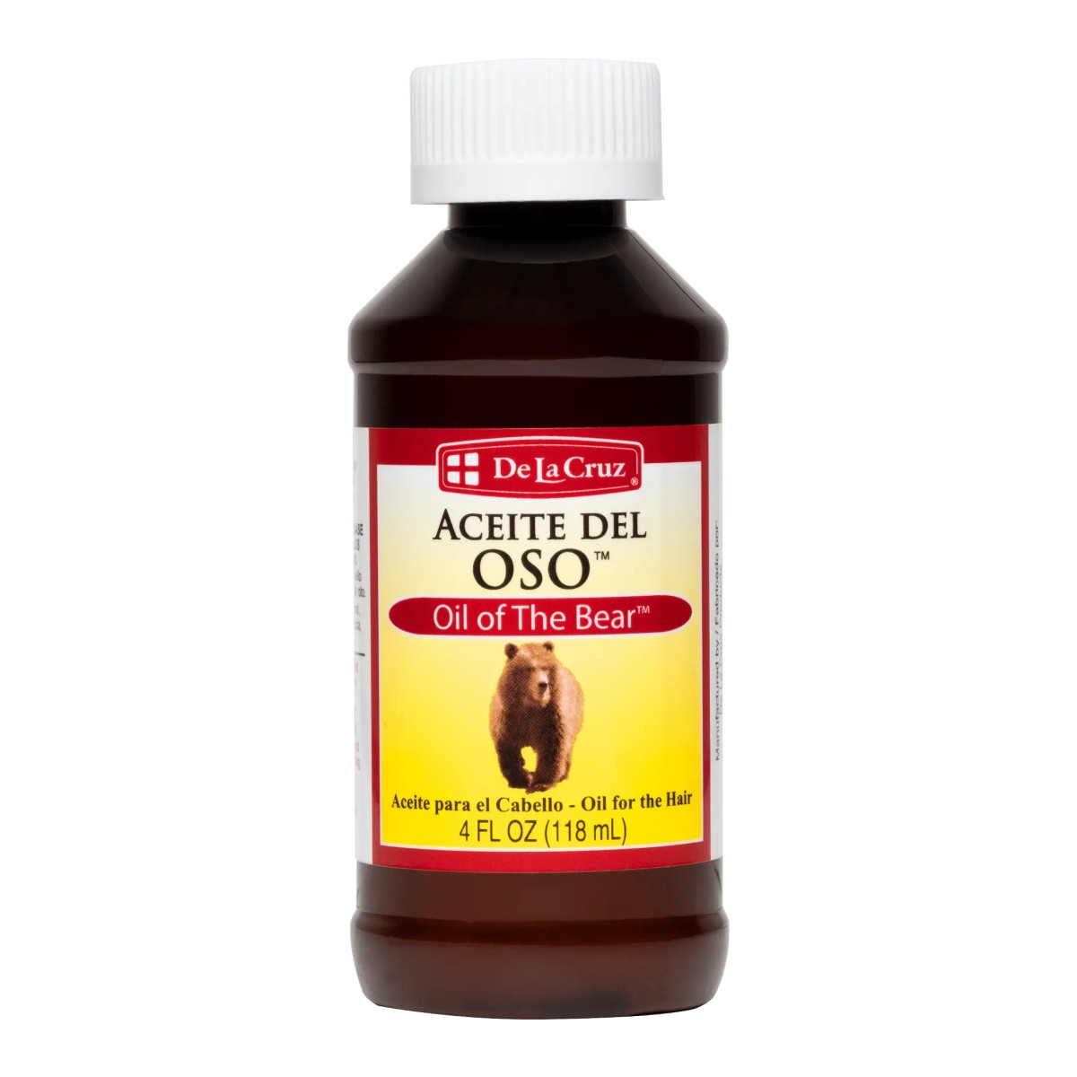 De La Cruz Oil Of The Bear Hair Brilliantine