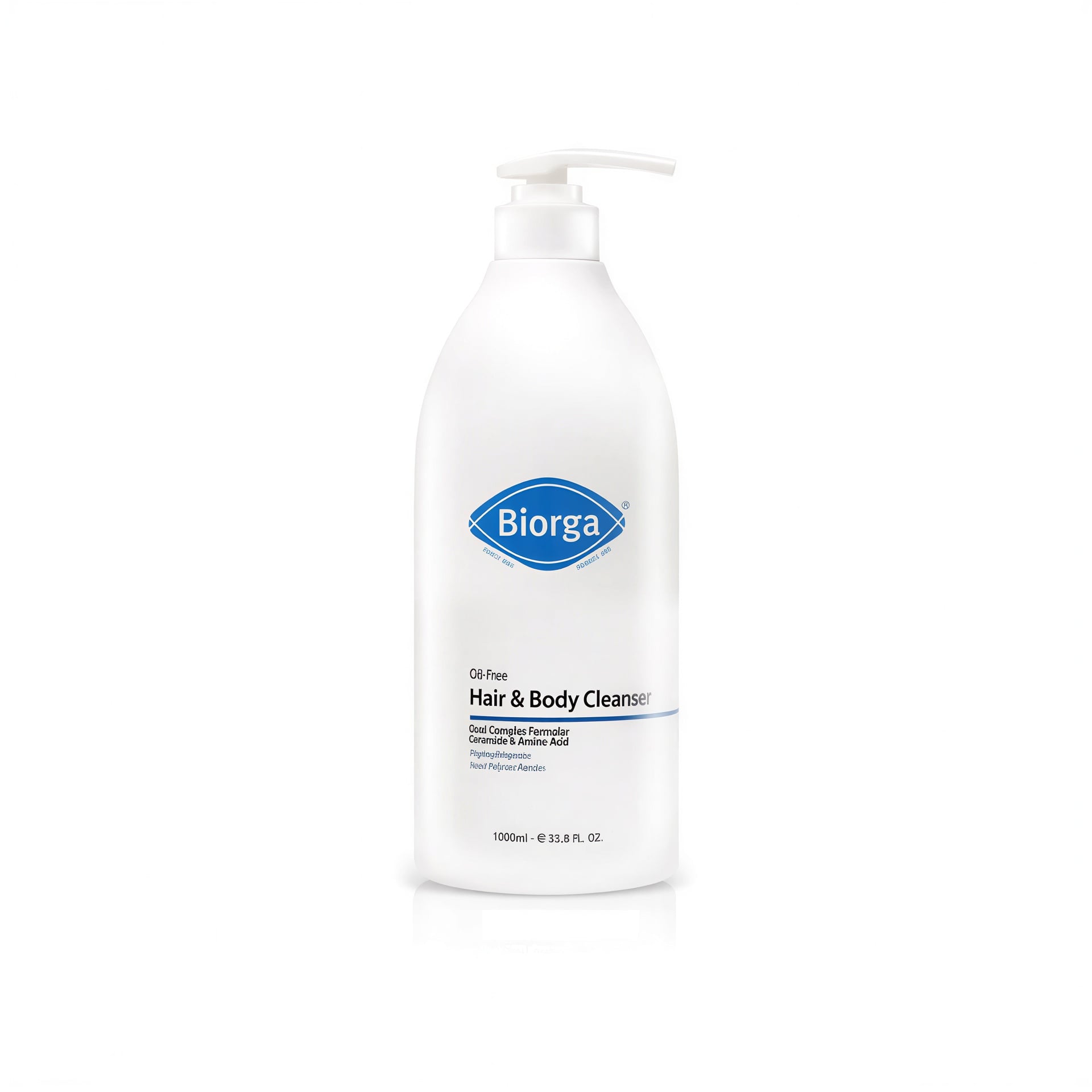 Bioga ミルクパンテノール ボディウォッシュ＆ヘア オイルフリー