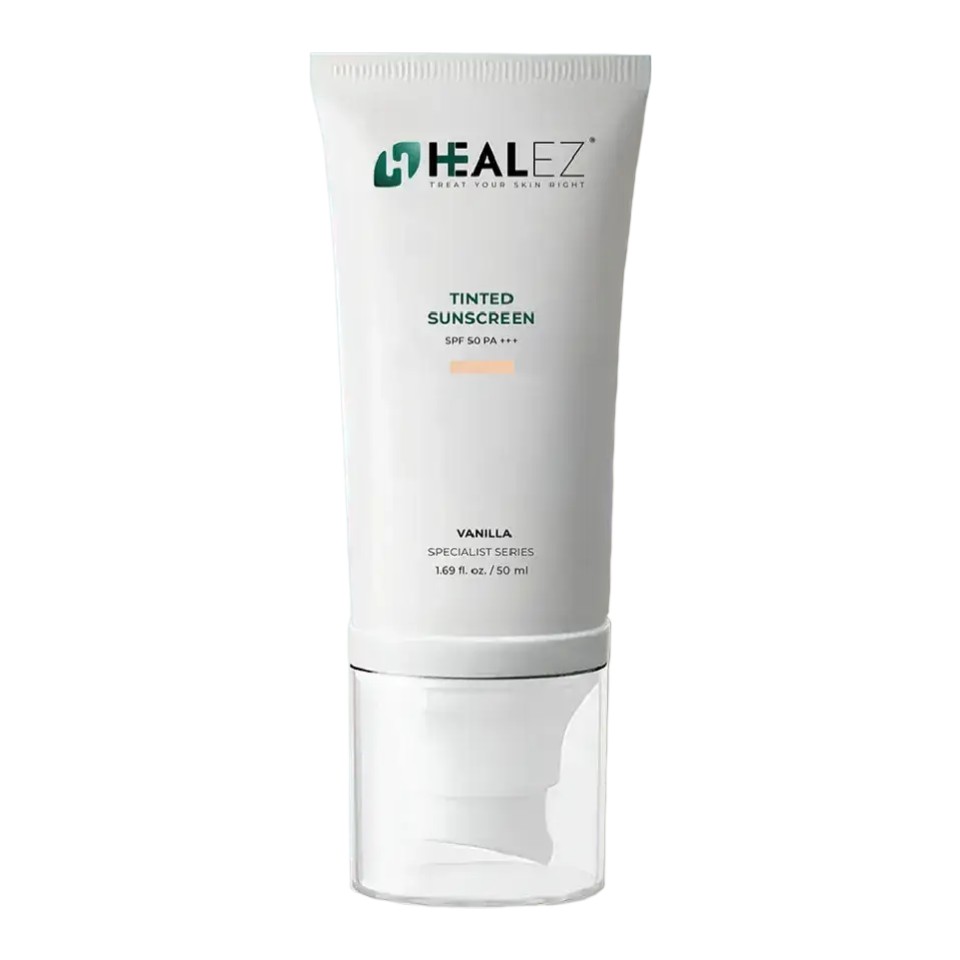 Healez Beauty Tinted Sunscreen SPF 50