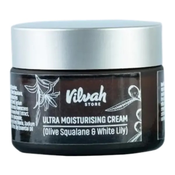Vilvah Ultra Moisturising Cream (Olive Squalene And White Lily)