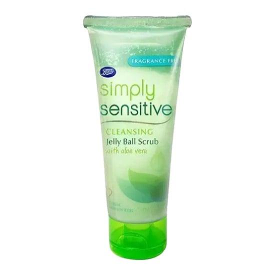 Boots Simply Sensitive Cleansing Jelly Ball Scrub
