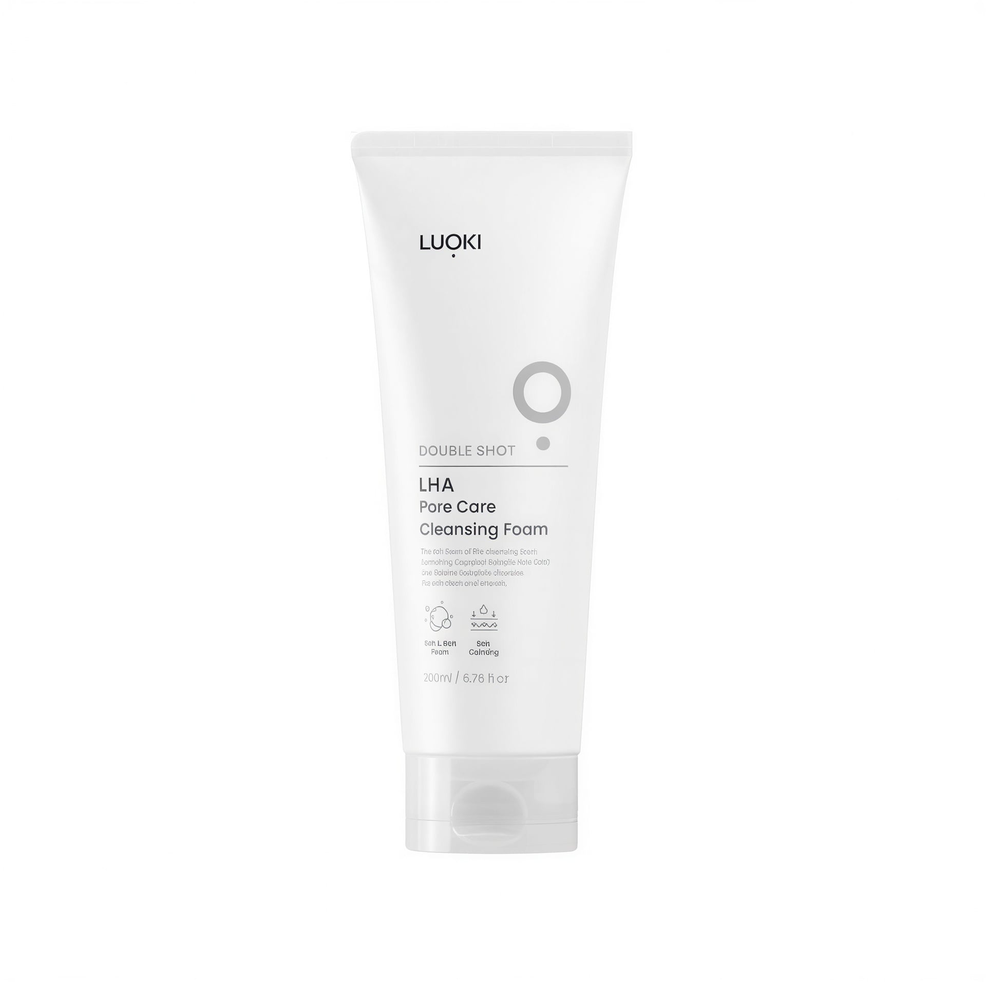 Luoki Double Shot LHA Pore Care Cleansing Foam