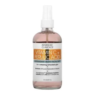 Advanced Clinicals Vitamin C + Ferulic Acid Antioxidant Glow Facial Mist