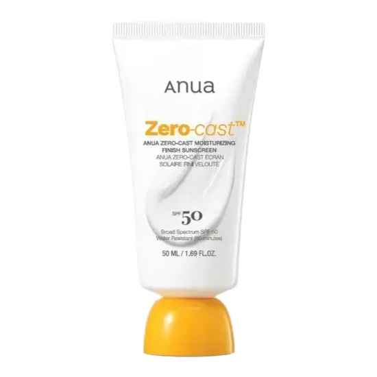 Anua Zero-Cast Moisturizing Finish Sunscreen SPF 50