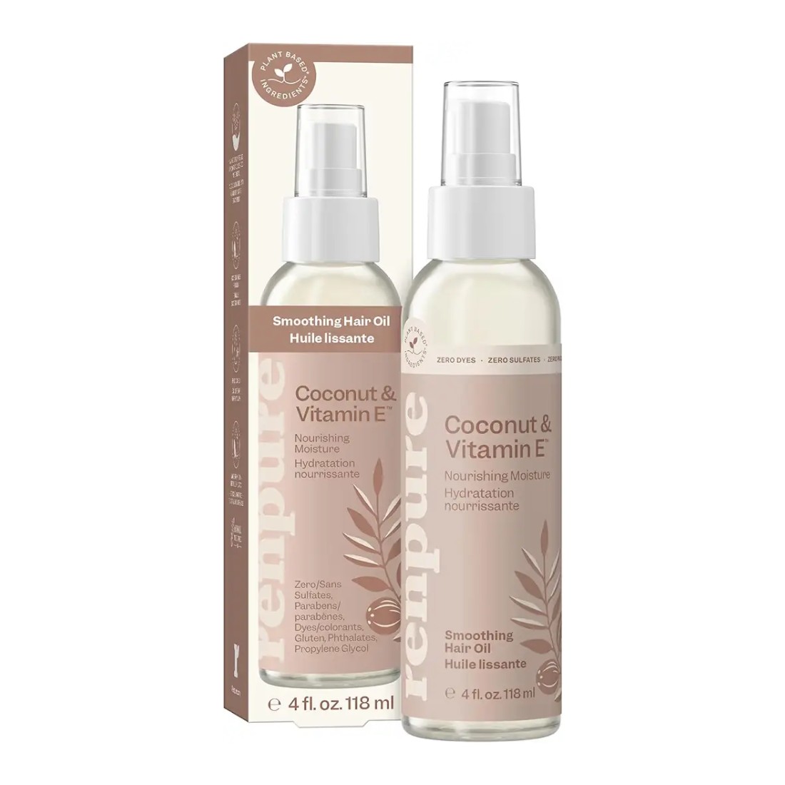 Renpure Coconut & Vitamin E Smoothing Hair Oil