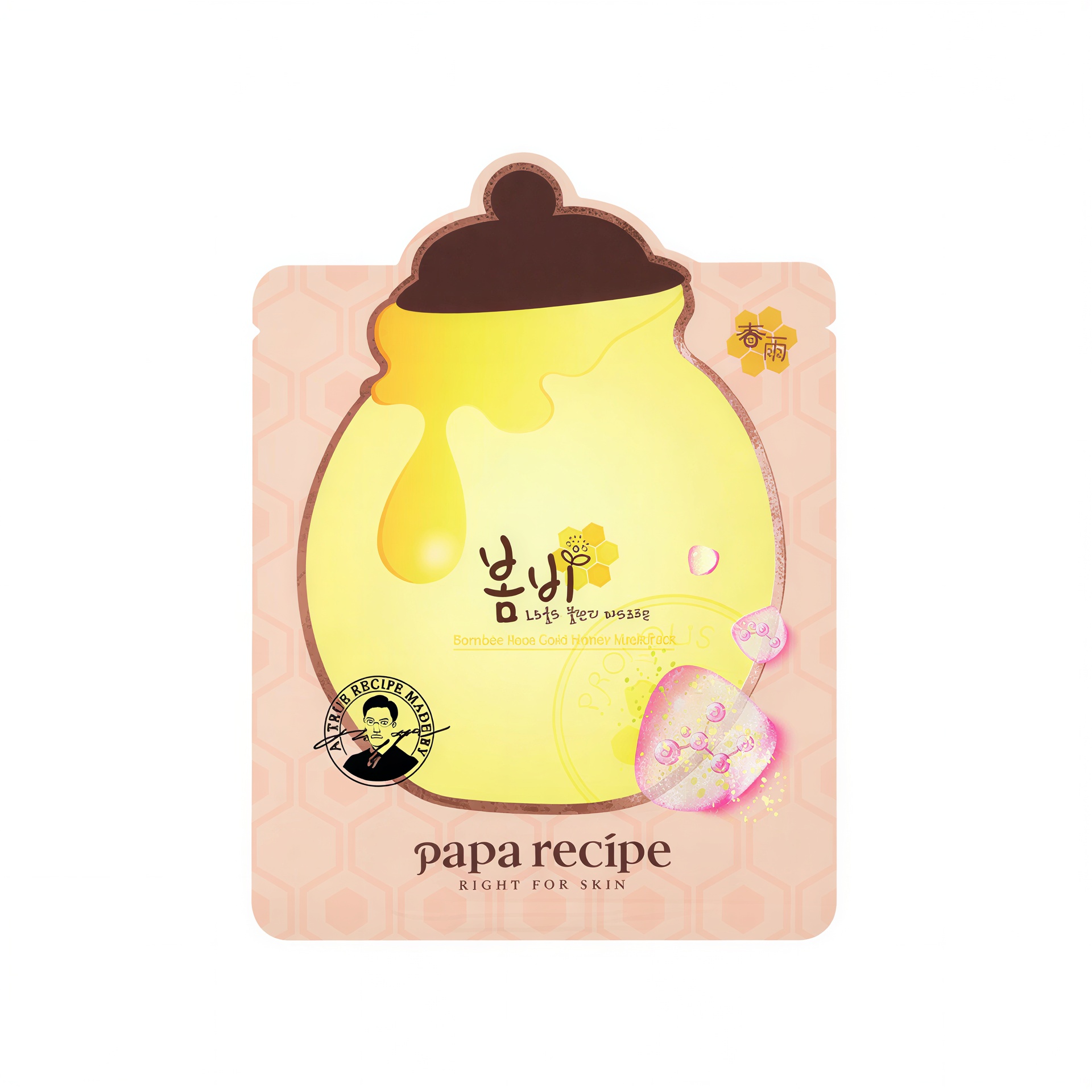 Papa Recipe Bombee Rose Gold Honey Pot Sheet Mask
