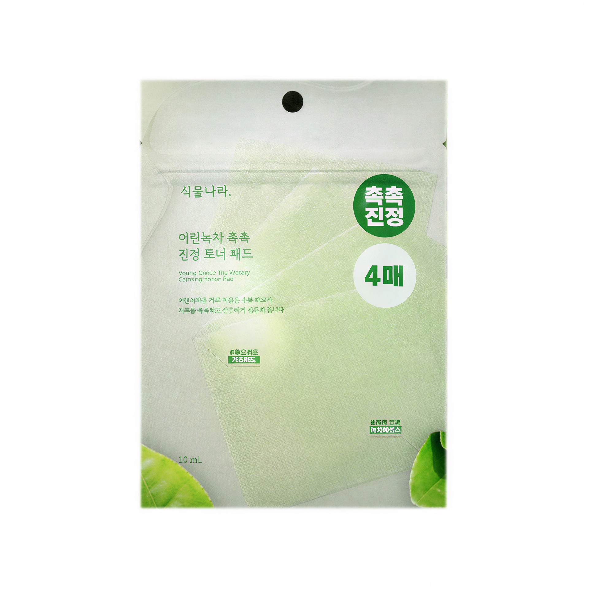 Shingmulnara Young Green Tea Moisture Soothing Toner Pads