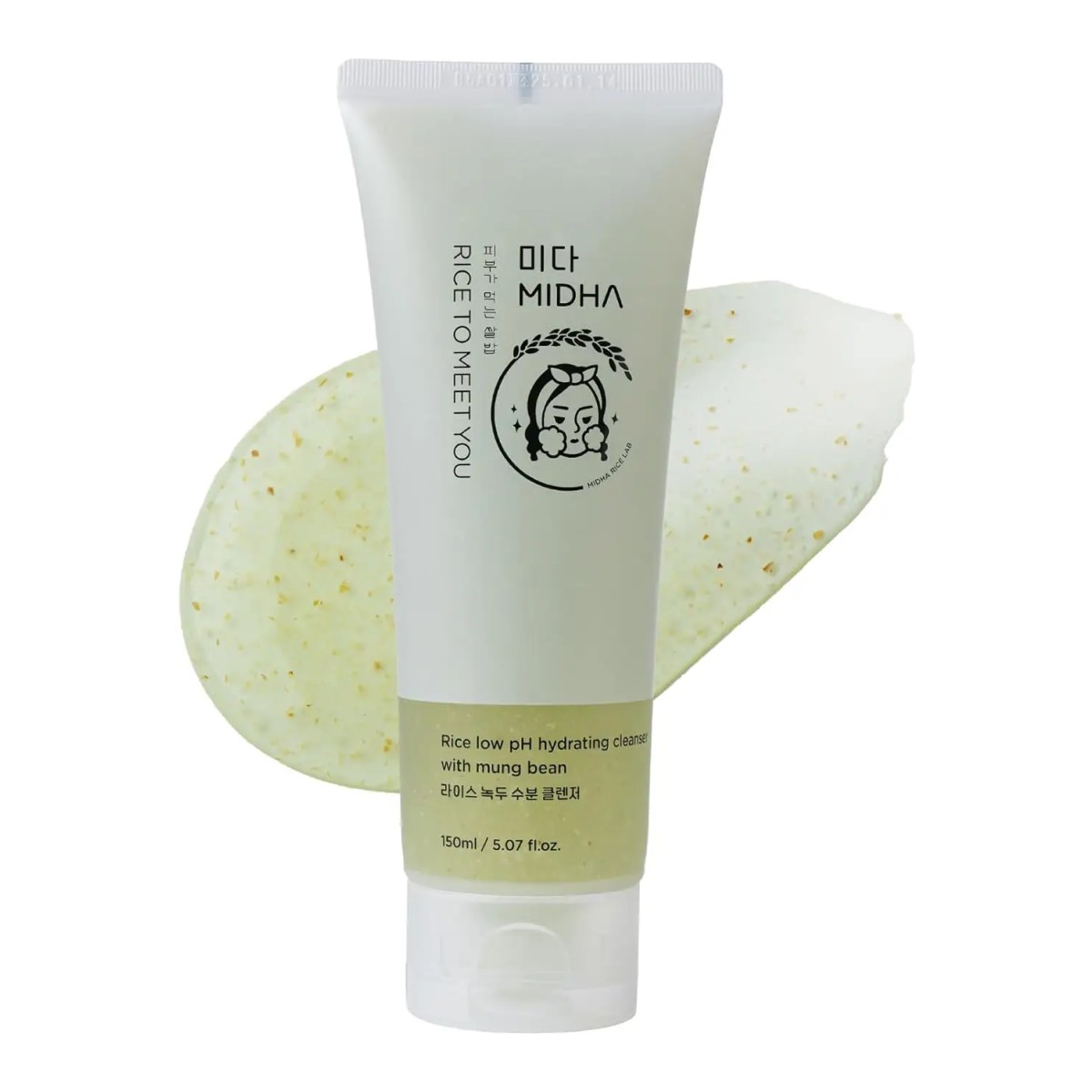 Midha Rice Low pH Hydrating Cleanser With Mung Bean