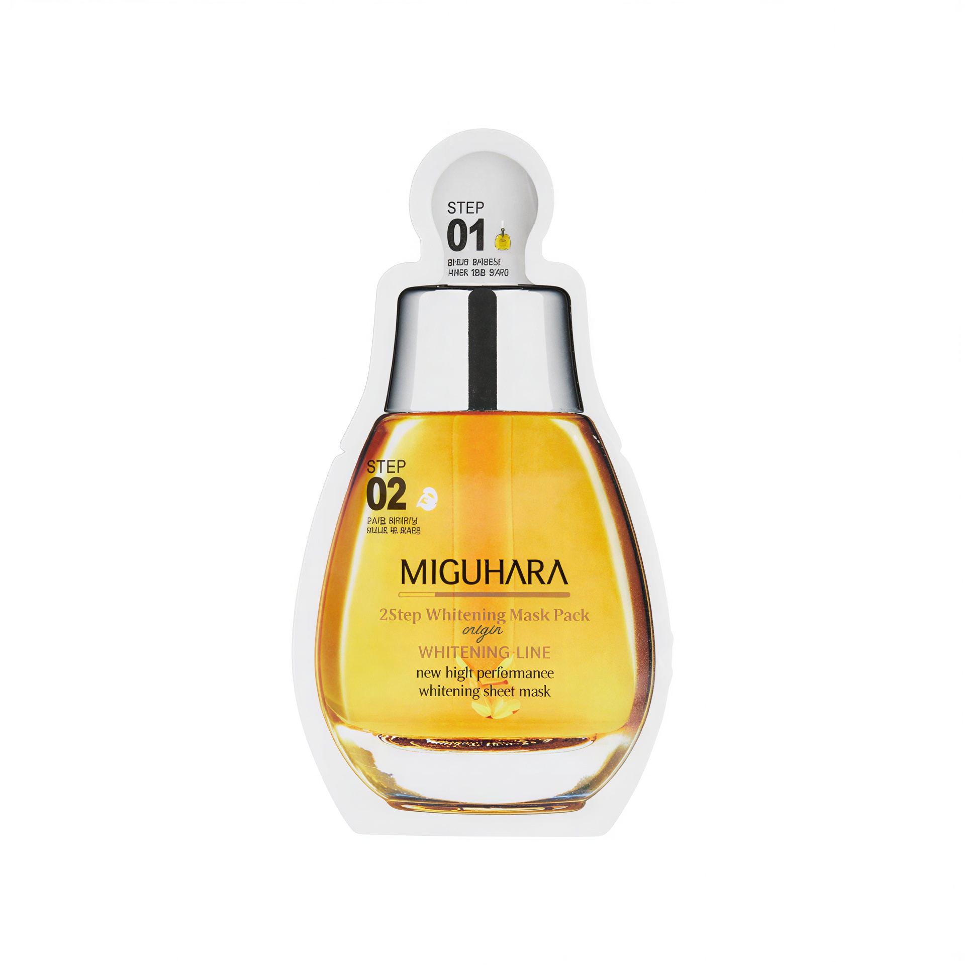 Miguhara 2-Step Whitening Mask Pack Origin