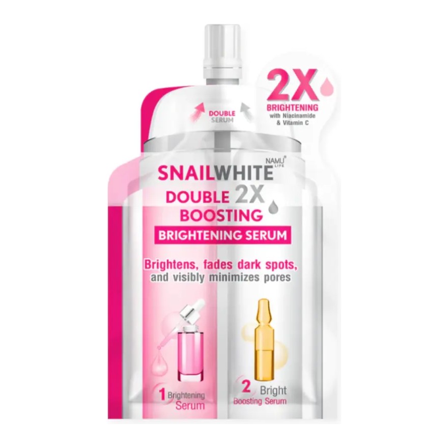 Snail White Double Boosting Brightening Serum
