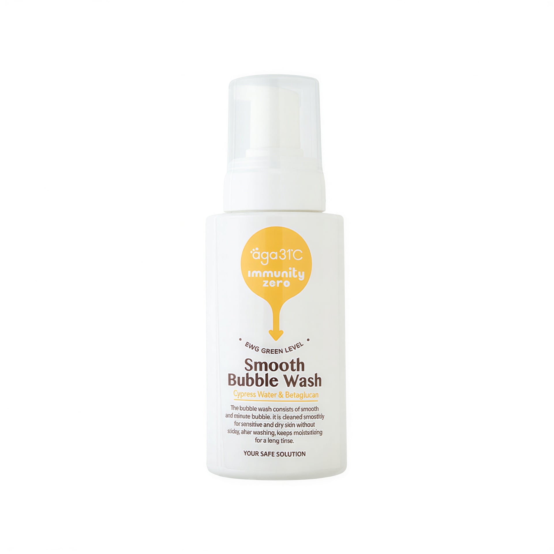 Aga 31°C Immunity Zero Smooth Bubble Wash