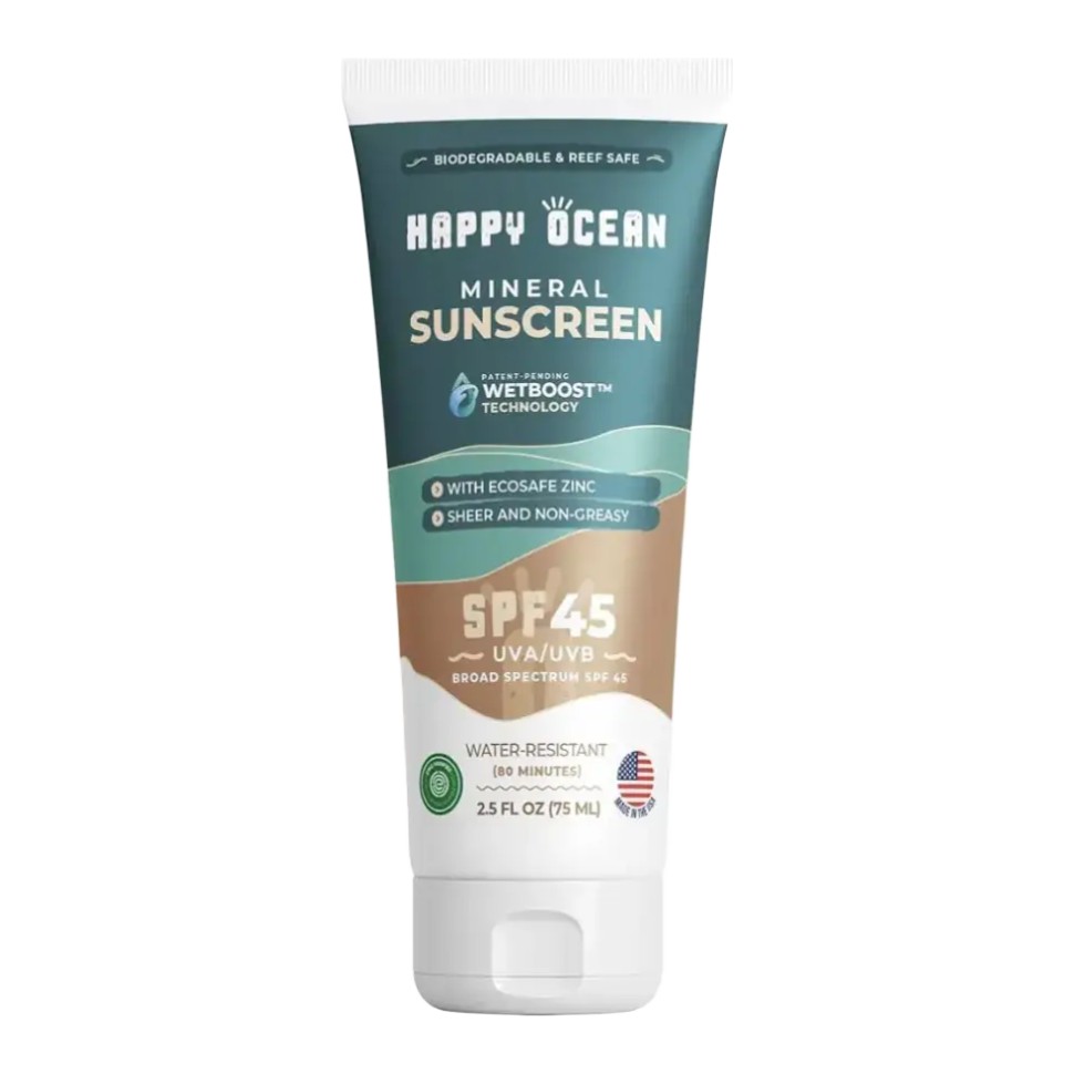 Happy Ocean Mineral Sunscreen SPF 45