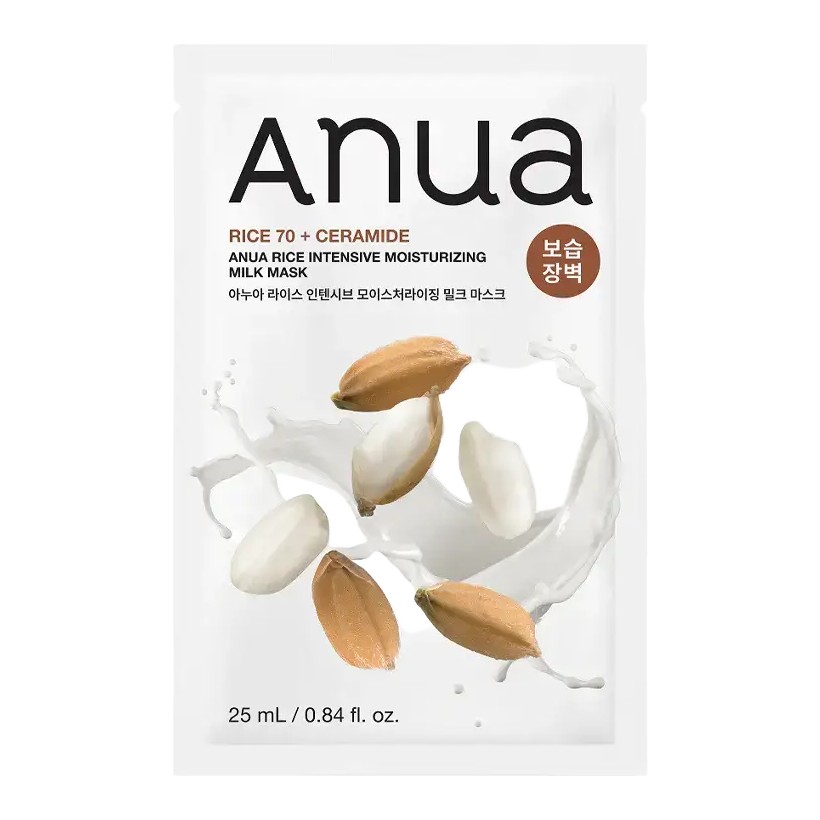 Anua Rice 70 + Ceramide Intensive Moisturizing Milk Mask