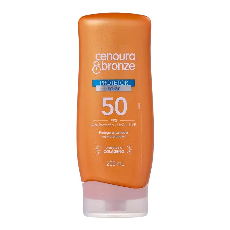 Cenoura And Bronze Protetor Solar Corporal SPF 50