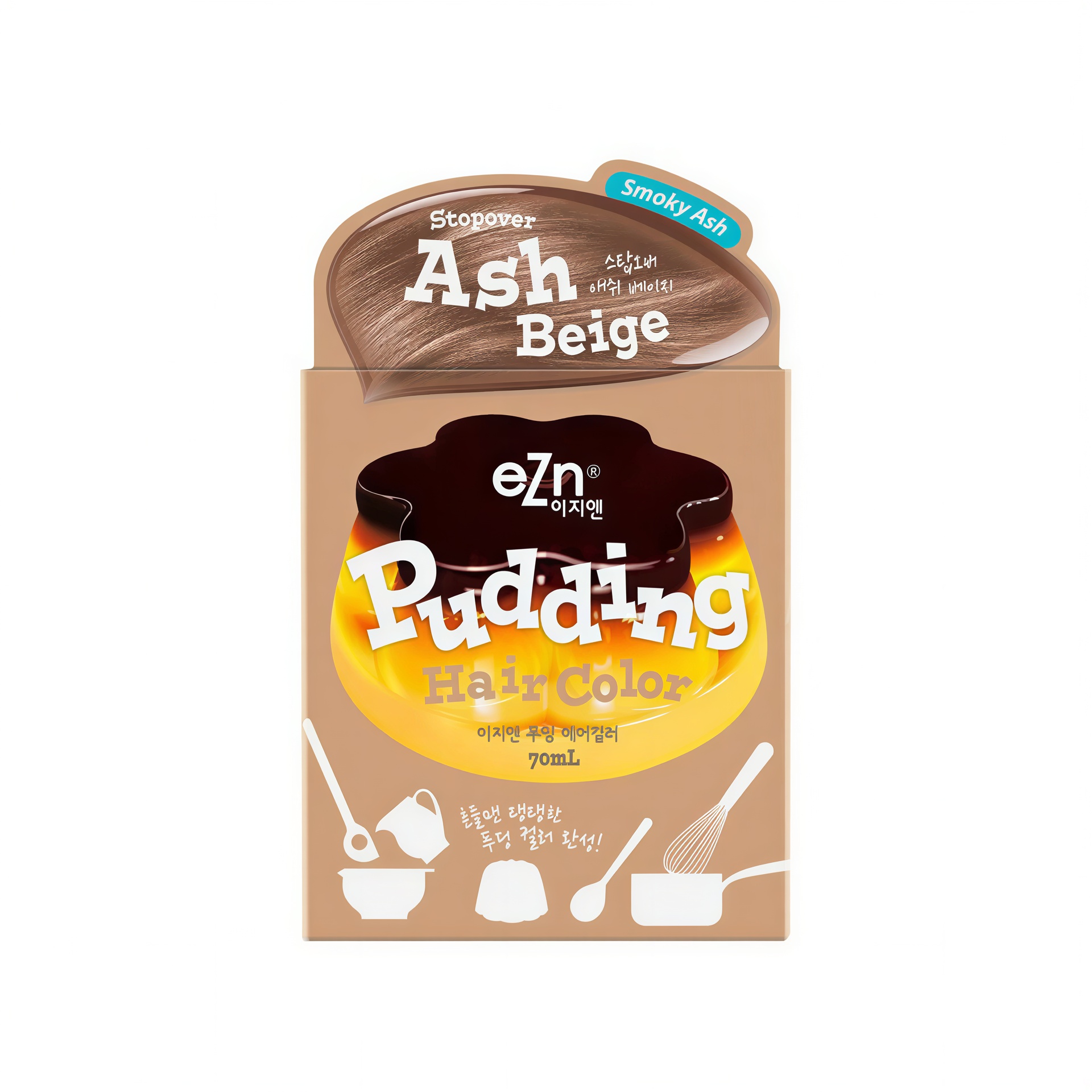 eZn صبغة شعر Pudding